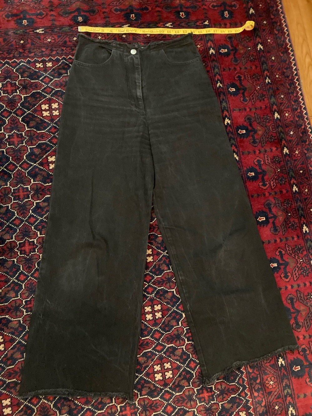 Shaina Mote Black Jeans Wide Leg